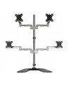 StarTech ARMQUADSS .com uchwyt / stojak do monitorów 81,3 cm (32') Wolnostojący Czarny, Srebrny - nr 29