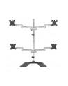 StarTech ARMQUADSS .com uchwyt / stojak do monitorów 81,3 cm (32') Wolnostojący Czarny, Srebrny - nr 4