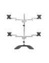 StarTech ARMQUADSS .com uchwyt / stojak do monitorów 81,3 cm (32') Wolnostojący Czarny, Srebrny - nr 5