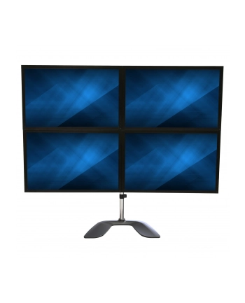 StarTech ARMQUADSS .com uchwyt / stojak do monitorów 81,3 cm (32') Wolnostojący Czarny, Srebrny nr 1