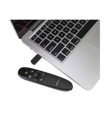 StarTech PRESREMOTEG .com pilot bezprzewodowy Czarny