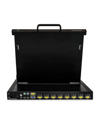 StarTech RKCONS1708K .com konsola rackowa 43,2 cm (17') 1280 x 1024 px Stal Czarny 1U