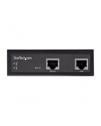 StarTech POEINJ1G90W .com przedłużacz sieciowy Wzmacniacz sieciowy Czarny 10, 100, 1000 Mbit/s nr 2