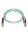 StarTech 450FBLCLC1 .com kabel optyczny 1 m LC OM4 Turkusowy - nr 1