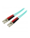 StarTech 450FBLCLC1 .com kabel optyczny 1 m LC OM4 Turkusowy - nr 7