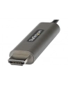 StarTech CDP2HDMM4MH .com adapter kablowy 4 m HDMI Typu A (Standard) USB Type-C Czarny, Srebrny - nr 1