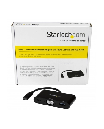 StarTech CDP2VGAUACP .com stacja dokująca Przewodowa USB 3.2 Gen 1 (3.1 Gen 1) Type-C Czarny nr 2