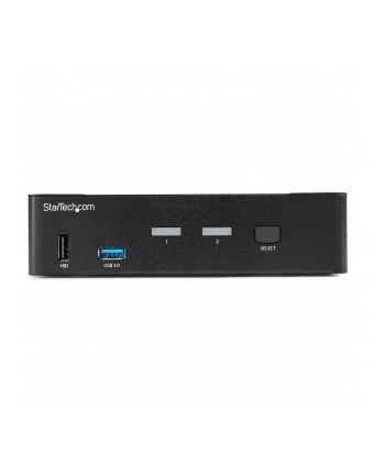 StarTech SV231DPU34K .com przełącznik KVM Czarny