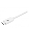 StarTech TBLT3MM1MW .com kabel Thunderbolt 1 m 20 Gbit/s Biały - nr 1