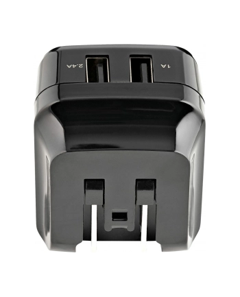 StarTech USB2PACBK .com ładowarka do urządzeń przenośnych Czarny Wewnętrzna