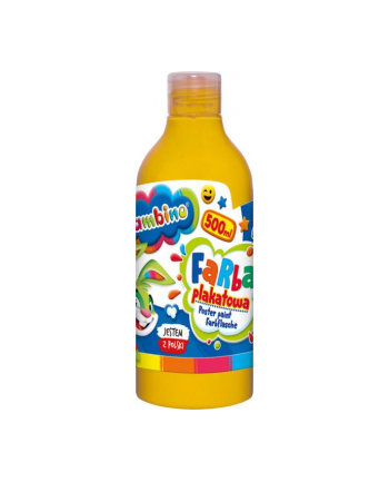 majewski Farba plakatowa w butelce 500 ml żółta bambino
