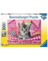 Puzzle 100el XXL Słodkie kotki 129850 RAVENSBURGER - nr 2