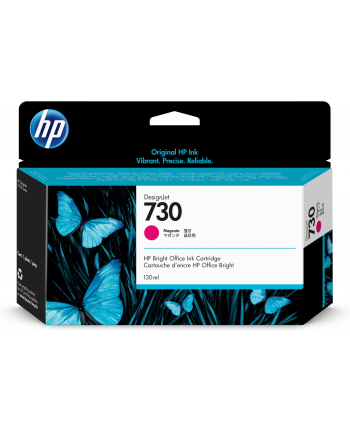 Hewlett-Packard P2V63A Wkład z atramentem purpurowym DesignJet 730 o pojemności 130 ml