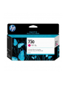 Hewlett-Packard P2V63A Wkład z atramentem purpurowym DesignJet 730 o pojemności 130 ml - nr 7