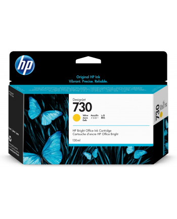 Hewlett-Packard P2V64A Wkład z atramentem żółtym DesignJet 730 o pojemności 130 ml