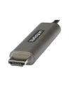 StarTech CDP2HDMM4MH .com adapter kablowy 4 m HDMI Typu A (Standard) USB Type-C Czarny, Srebrny - nr 4