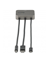 StarTech CDPHDMDP2HD .com adapter kablowy 0,27 m HDMI + USB HDMI + Mini DisplayPort + USB Type-C Czarny, Srebrny - nr 10