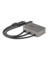 StarTech CDPHDMDP2HD .com adapter kablowy 0,27 m HDMI + USB HDMI + Mini DisplayPort + USB Type-C Czarny, Srebrny - nr 5
