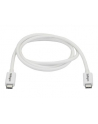 StarTech TBLT3MM1MW .com kabel Thunderbolt 1 m 20 Gbit/s Biały - nr 1