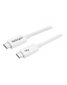 StarTech TBLT3MM1MW .com kabel Thunderbolt 1 m 20 Gbit/s Biały - nr 3