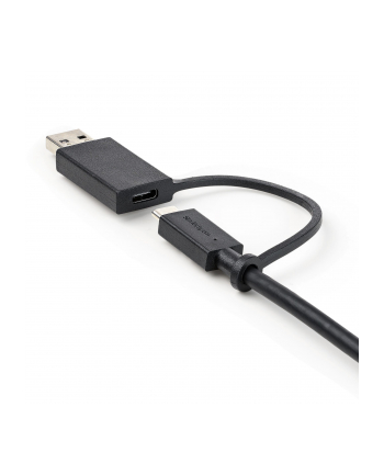 StarTech USBCCADP .com kabel USB 1 m USB 3.2 Gen 2 (3.1 Gen 2) USB C Czarny