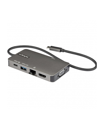 StarTech DKT30CHVPD2 .com huby i koncentratory USB 3.2 Gen 1 (3.1 Gen 1) Type-C 5000 Mbit/s Czarny, Szary