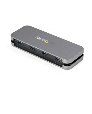 StarTech HB30AM4AB .com huby i koncentratory USB 3.2 Gen 1 (3.1 Gen 1) Type-A 5000 Mbit/s Czarny, Szary