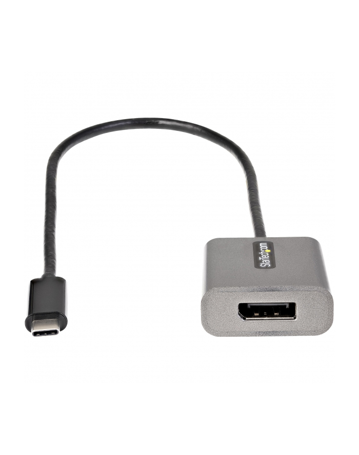 StarTech CDP2DPEC .com zewnętrzna karta graficzna usb 7680 x 4320 px Czarny, Szary główny