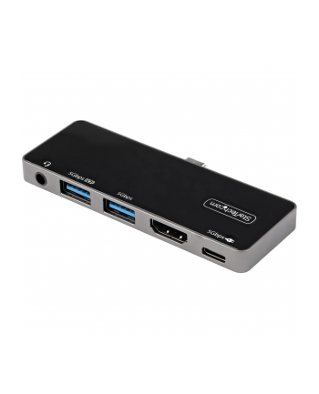 StarTech DKT30ICHPD .com stacja dokująca Przewodowa USB 3.2 Gen 1 (3.1 Gen 1) Type-C Czarny, Srebrny