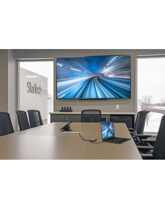 StarTech DKT31CMDPHPD .com stacja dokująca Przewodowa USB 3.2 Gen 1 (3.1 Gen 1) Type-C Czarny, Srebrny główny