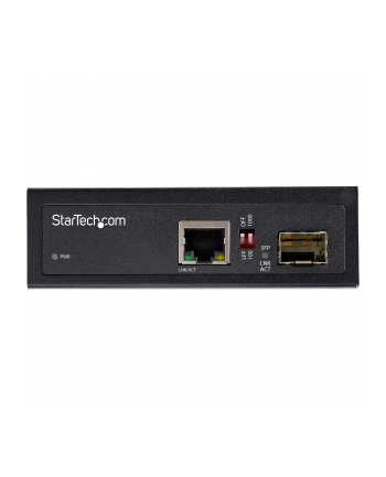 StarTech IMC1GSFP .com konwerter sieciowy 1000 Mbit/s Multifunkcyjny, Pojedynczy Czarny