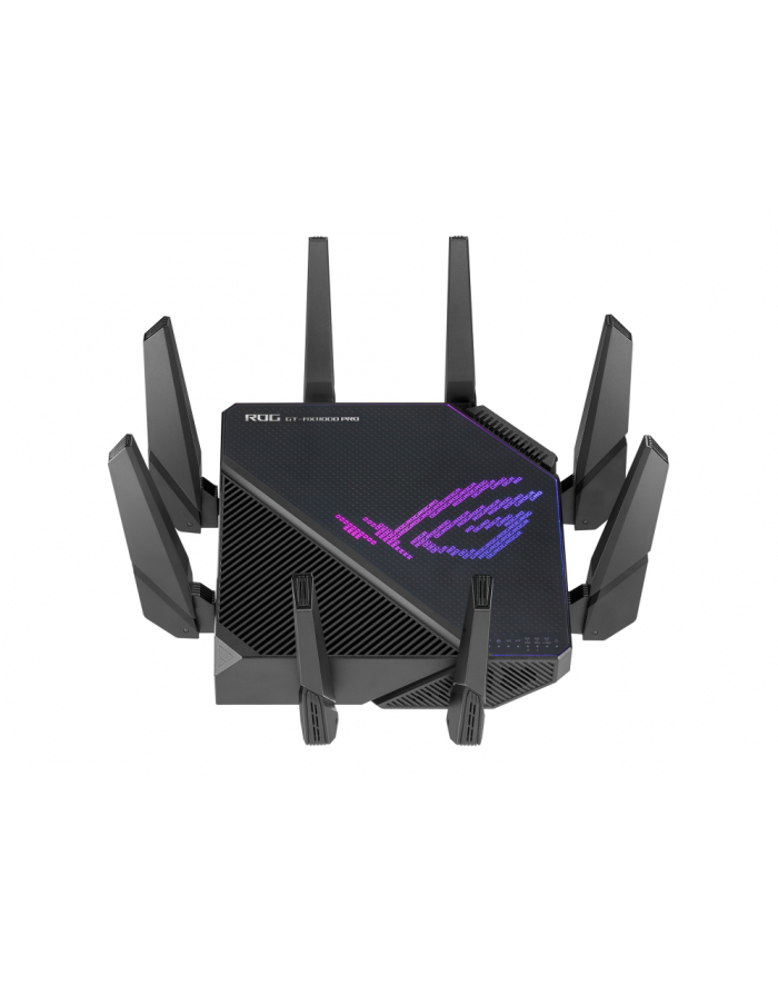 Asus 90IG0720-MU2A00 router bezprzewodowy Gigabit Ethernet Tri-band (2.4 GHz/5 GHz/5 GHz) Czarny główny