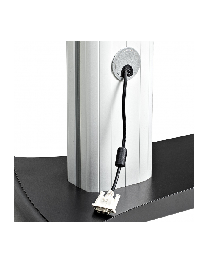 StarTech STNDMTVDUO .com uchwyt do telewizorów 152,4 cm (60') Czarny, Srebrny główny