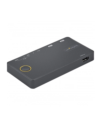 StarTech SV221HUC4K .com przełącznik KVM Czarny