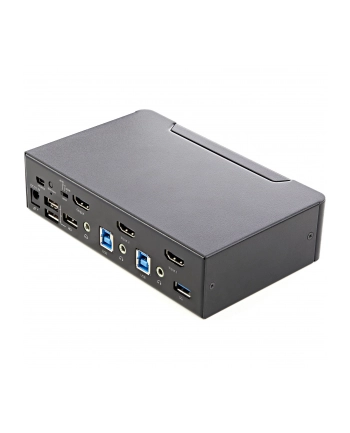 StarTech SV231HU34K6 .com przełącznik KVM Możliwości montowania w stelażu Czarny