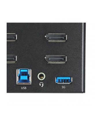 StarTech SV231QDPU34K .com przełącznik KVM Czarny