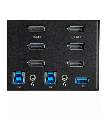 StarTech SV231TDPU34K .com przełącznik KVM Czarny