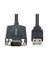 StarTech 1P3FPC-USB-SERIAL .com zmieniacz płci / kabli DB-9 USB Type-A (4 pin) USB 2.0 Czarny - nr 1