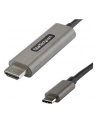 StarTech CDP2HDMM2MH .com adapter kablowy 2 m HDMI Typu A (Standard) USB Type-C Czarny, Srebrny - nr 10