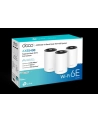 TP-Link DECO XE75(3-PACK) Deco XE75 Trójpasmowy (2,4 GHz / 5 GHz / 6 GHz) Wi-Fi 6E (802.11ax) Biały 3 Wewnętrzne - nr 7