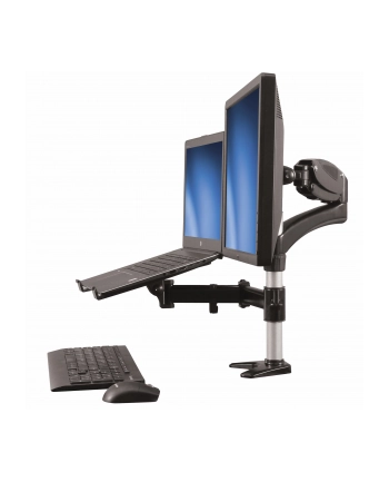 StarTech ARMUNONB .com uchwyt / stojak do monitorów 68,6 cm (27') Zacisk Aluminium, Czarny nr 2