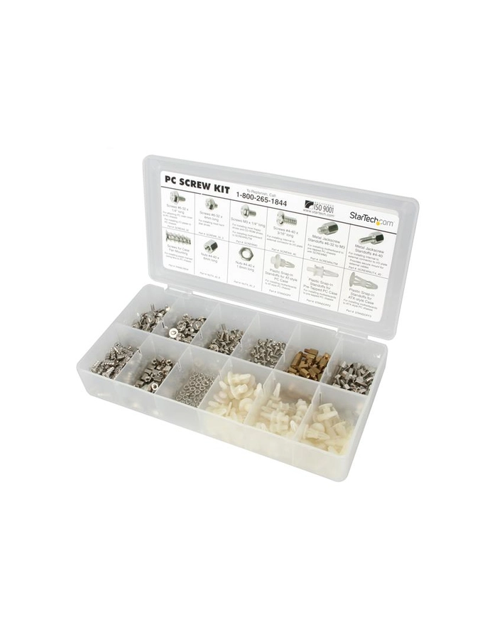 StarTech PCSCREWKIT .com zestaw montażowy główny