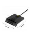 qoltec Inteligentny czytnik chipowych kart ID SCR-0634 | USB typu C - nr 9