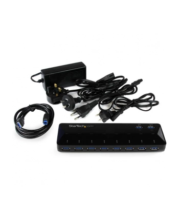 StarTech ST103008U2C .com huby i koncentratory USB 3.2 Gen 1 (3.1 Gen 1) Type-B 5000 Mbit/s Czarny