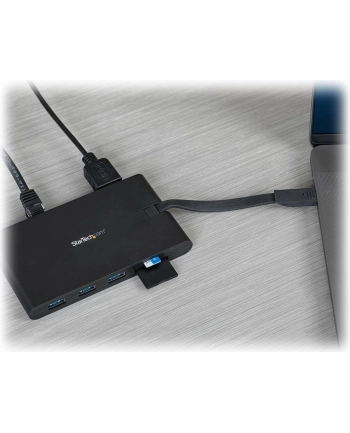 StarTech DKT30CHVSCPD .com stacja dokująca Przewodowa USB 3.2 Gen 1 (3.1 Gen 1) Type-C Czarny