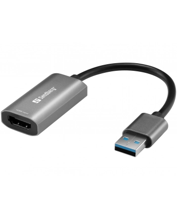 SANDBERG 134-19 zewnętrzna karta graficzna usb Szary nr 1
