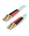 StarTech 450FBLCLC2 .com kabel optyczny 2 m LC OM4 Kolor Aqua, Niebieski - nr 15