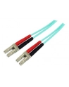 StarTech 450FBLCLC2 .com kabel optyczny 2 m LC OM4 Kolor Aqua, Niebieski - nr 1