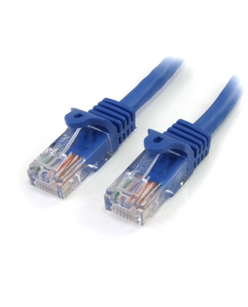 StarTech 45PAT5MBL .com kabel sieciowy Niebieski 5 m Cat5e U/UTP (UTP) nr 1