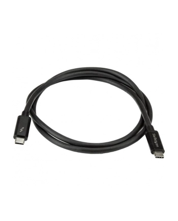 StarTech TBLT3MM1M .com kabel Thunderbolt 1 m 20 Gbit/s Czarny nr 1